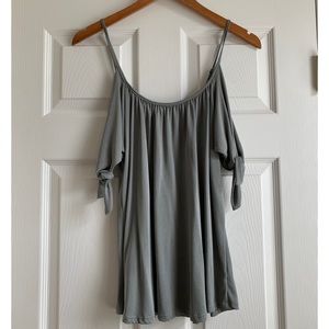 Cold shoulder tank